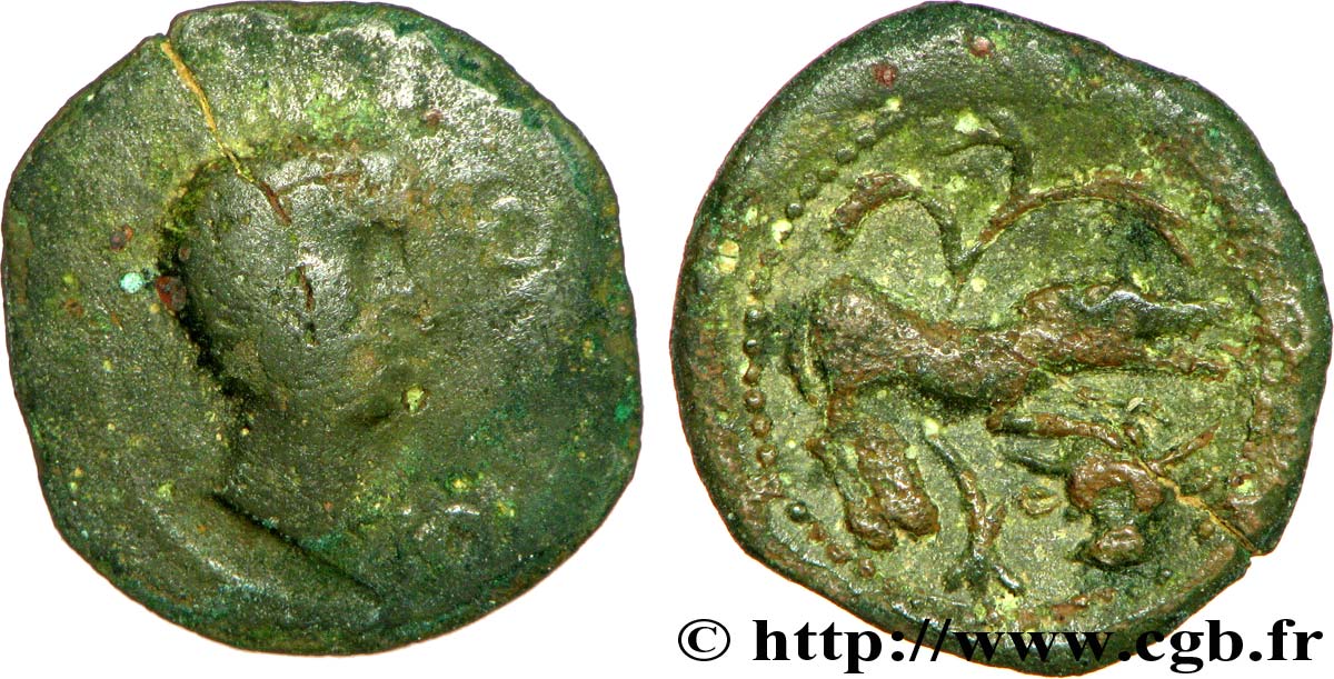 SANTONES (Area of Saintes) Bronze CONTOVTOS (quadrans) VF/XF