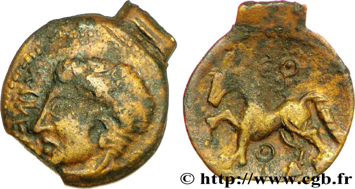GALLIA BELGICA - MELDI (Regione di Meaux) Bronze ROVECA, classe IIIc q.BB