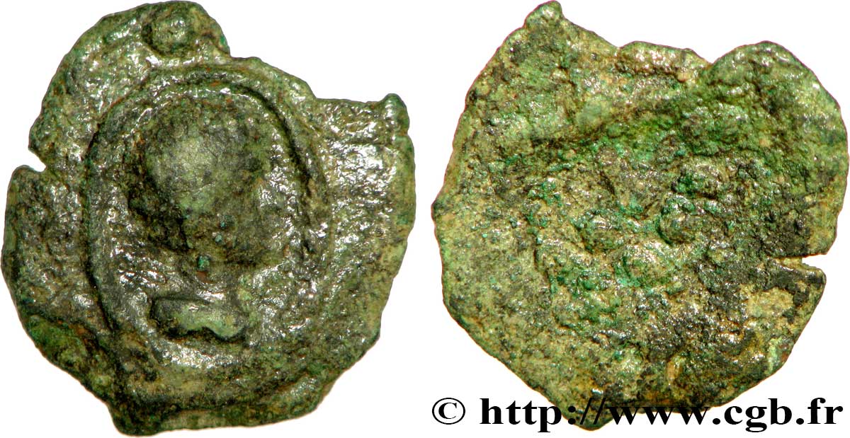 GALLIA BELGICA - BELLOVACI (Area of Beauvais) Bronze à l oiseau, “type de Vendeuil-Caply” VF/F