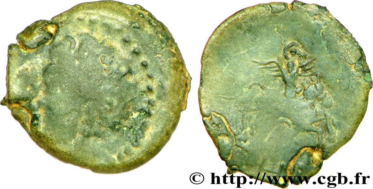 GALLIA BELGICA - MELDI (Regione di Meaux) Bronze EPENOS MB/q.BB