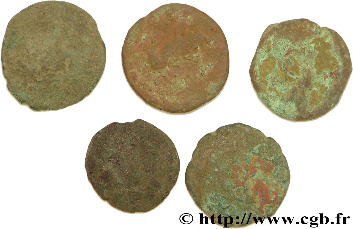 Gallia Lot de 5 bronzes variés lotto