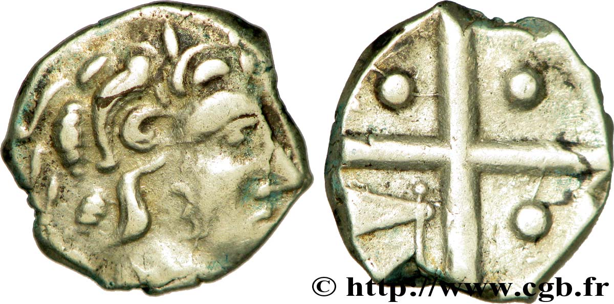 GALLIA - SOUTH WESTERN GAUL - LONGOSTALETES (Area of Narbonne) Drachme “au style languedocien”, S. 374 XF