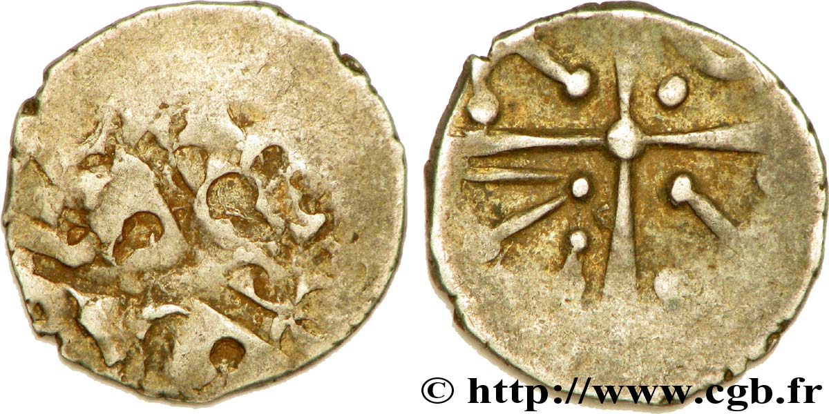 GALLIA - SOUTH WESTERN GAUL - CADURCI (Area of Cahors) Drachme “du type de Cuzance”, S. 243 XF