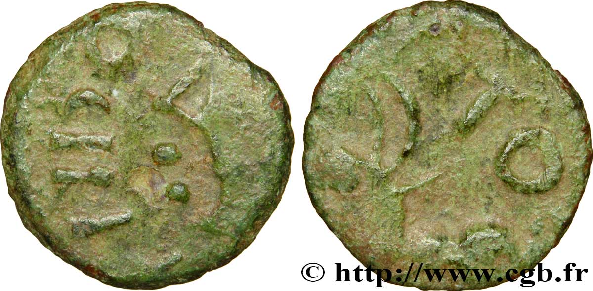 GALLIEN - BELGICA - SEQUANI (Region die Besançon) Bronze TOGIRIX fSS/SS