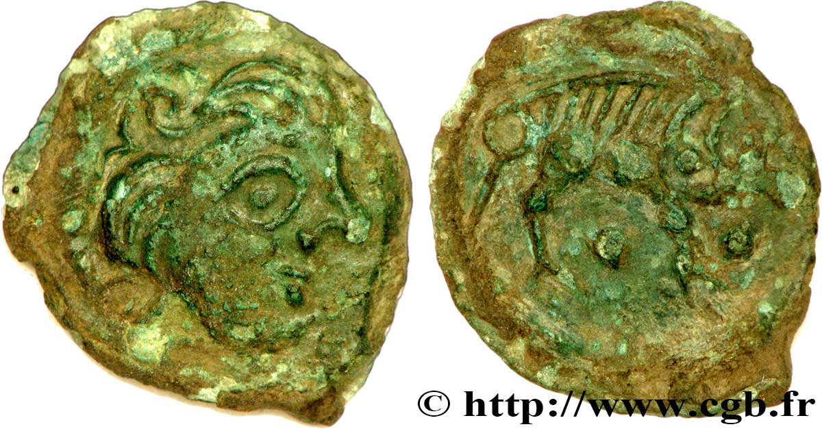 VELIOCASSES, Unspecified Bronze au sanglier, hybride à la tête armoricaine, DT. 663 BB