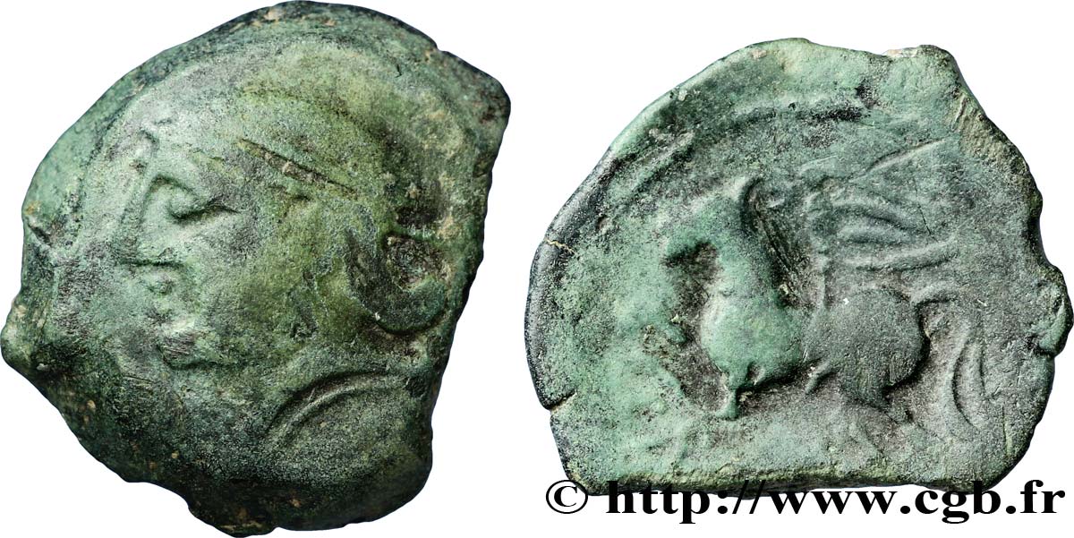GALLIA BELGICA - SUESSIONES (Región de Soissons) Bronze CRICIRV BC