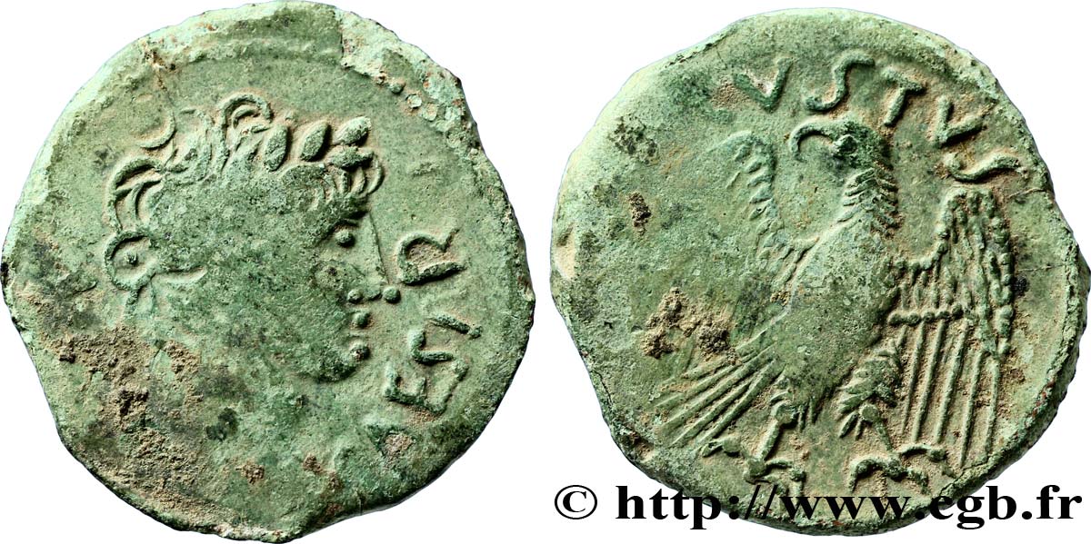 ZENTRUM - Unbekannt - (Region die) Bronze à l aigle (semis ou quadrans), imitation fSS
