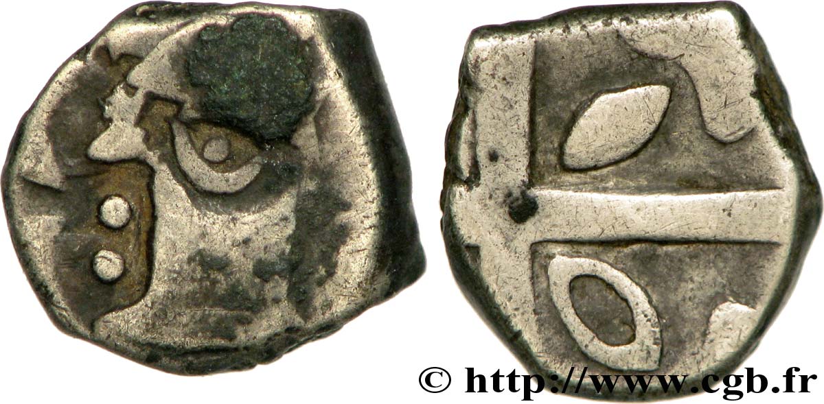 GALLIA - SOUTH WESTERN GAUL - VOLCÆ TECTOSAGES (Area of Toulouse) Drachme “à la tête cubiste”, S. 1 VF