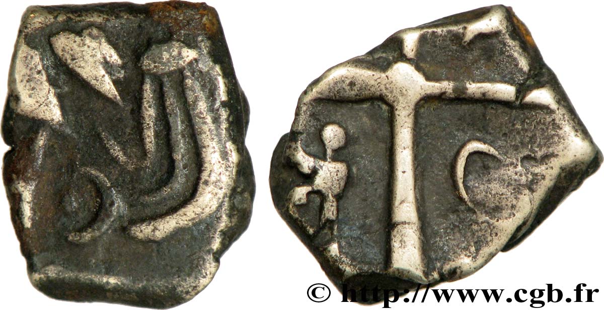 GALLIA - SOUTH WESTERN GAUL - VOLCÆ TECTOSAGES (Area of Toulouse) Drachme “à la tête cubiste”, S. 1 VF