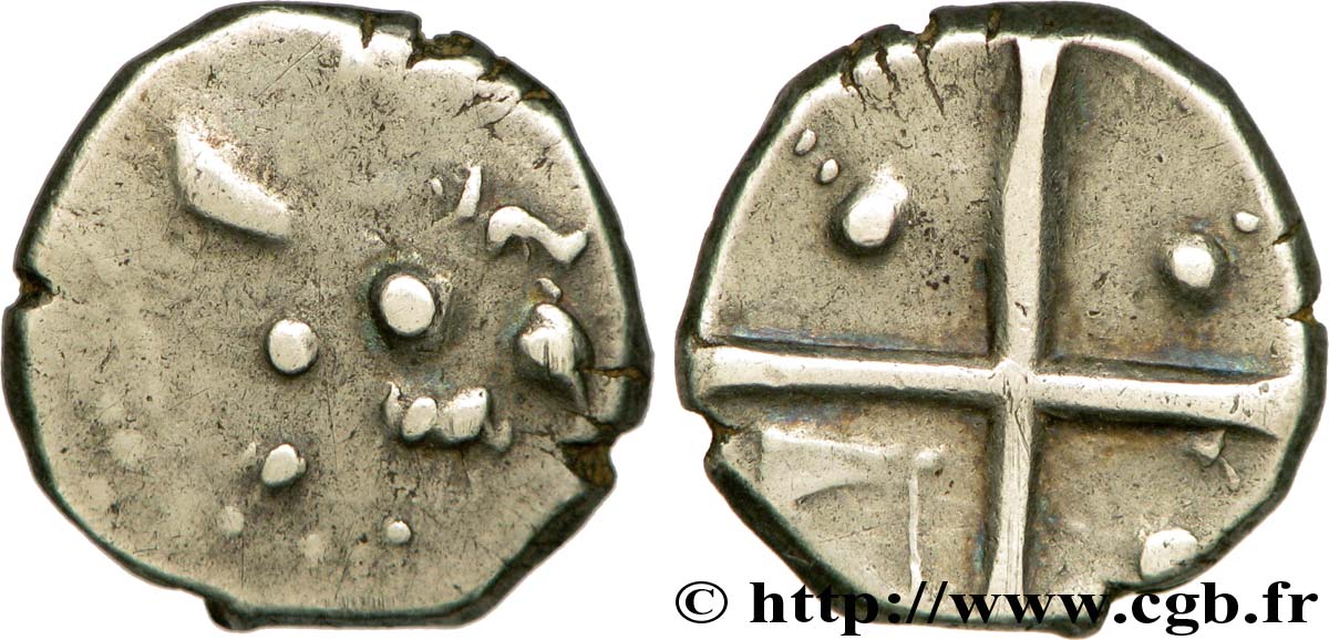 GALLIA - SUDOVESTE DELLA GALLIA LONGOSTALETES (Regione di Narbonne) Drachme “au style languedocien”, S. 282 var q.SPL