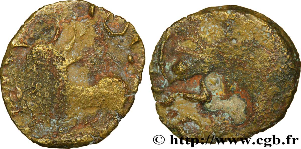 GALLIA BELGICA SEQUANI (Regione di Besançon) Bronze TOGIRIX q.MB/MB