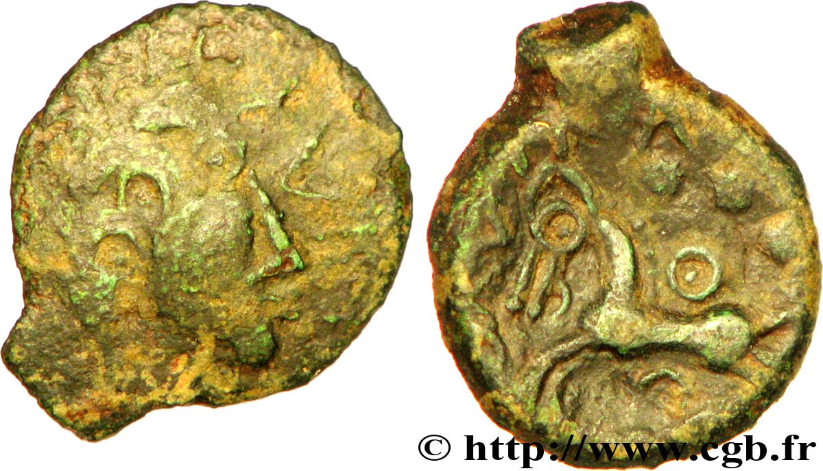 RÈMES (Région de Reims) Bronze au cheval et aux annelets TB/TTB