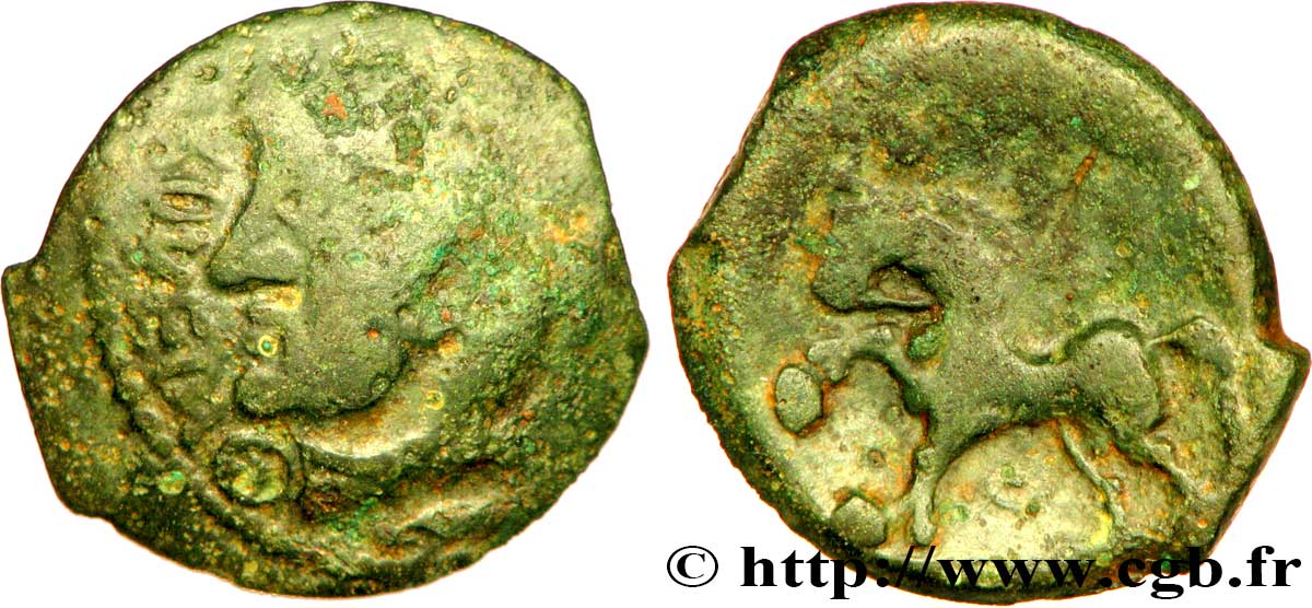 GALLIA BELGICA - MELDI (Regione di Meaux) Bronze ROVECA, classe IIIc q.BB/BB