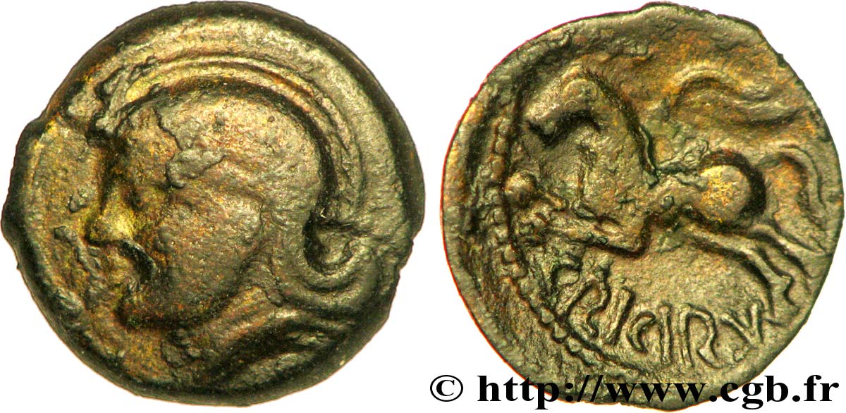 SUESSIONS (région de Soissons) Bronze CRICIRV TB+/TTB