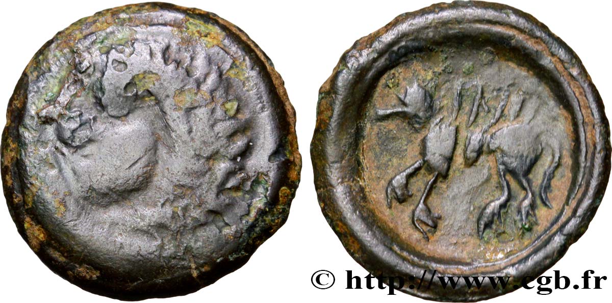 DUROCASSIS (Area of Dreux) Bronze SNIA au loup VF/XF