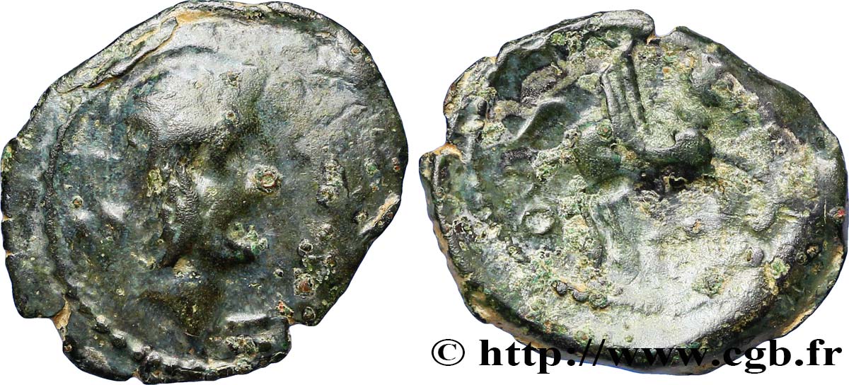 GALLIA - CARNUTES (Regione della Beauce) Bronze TASGIITIOS MB