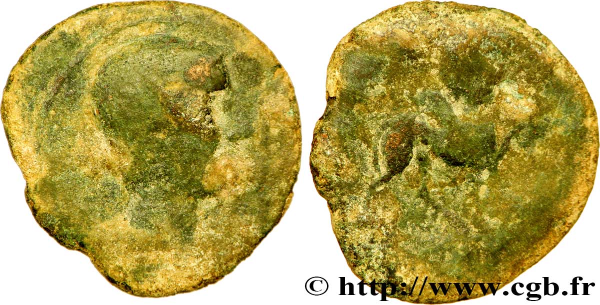 SPAGNA - IBERICO - CASTULO/KASTILO (Provincia di Jaen/Calzona) Unité de bronze ou as au pégase q.MB