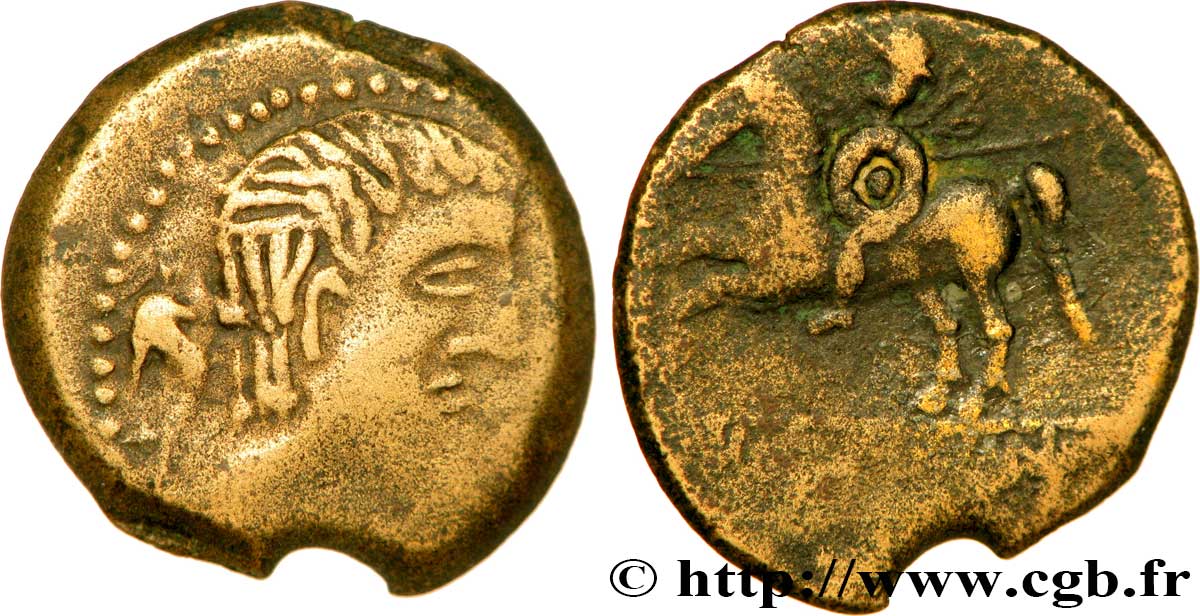 HISPANIA - SEDETANOS - KELSE (Province of Valencia) Unité de bronze au cavalier ou as XF