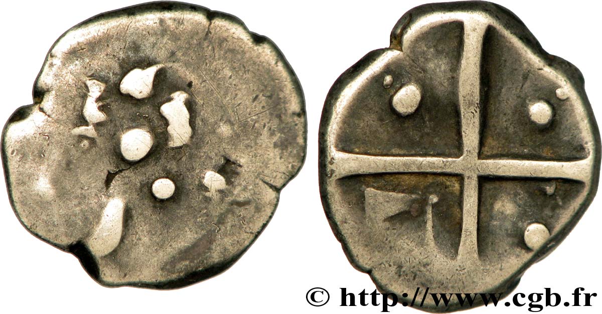GALLIA - SOUTH WESTERN GAUL - LONGOSTALETES (Area of Narbonne) Drachme “au style languedocien”, S. 282 var XF