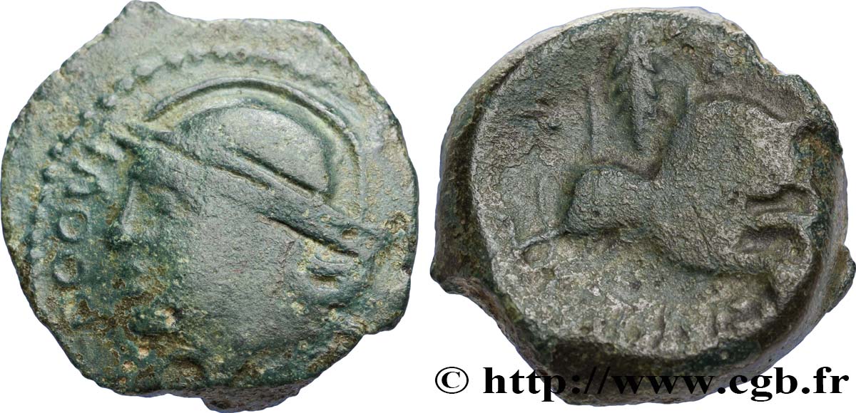 GALLIA BELGICA - MELDI (Región de Meaux) Bronze ROVECA, classe IVb BC+/BC