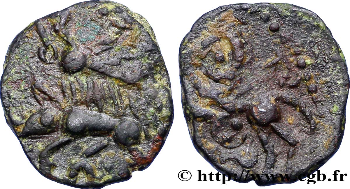 UNSPECIFIED OF THE NORD-WEST Bronze aux sangliers affrontés et au cheval androcéphale, exemplaire DT. S 2507 B BB/q.BB