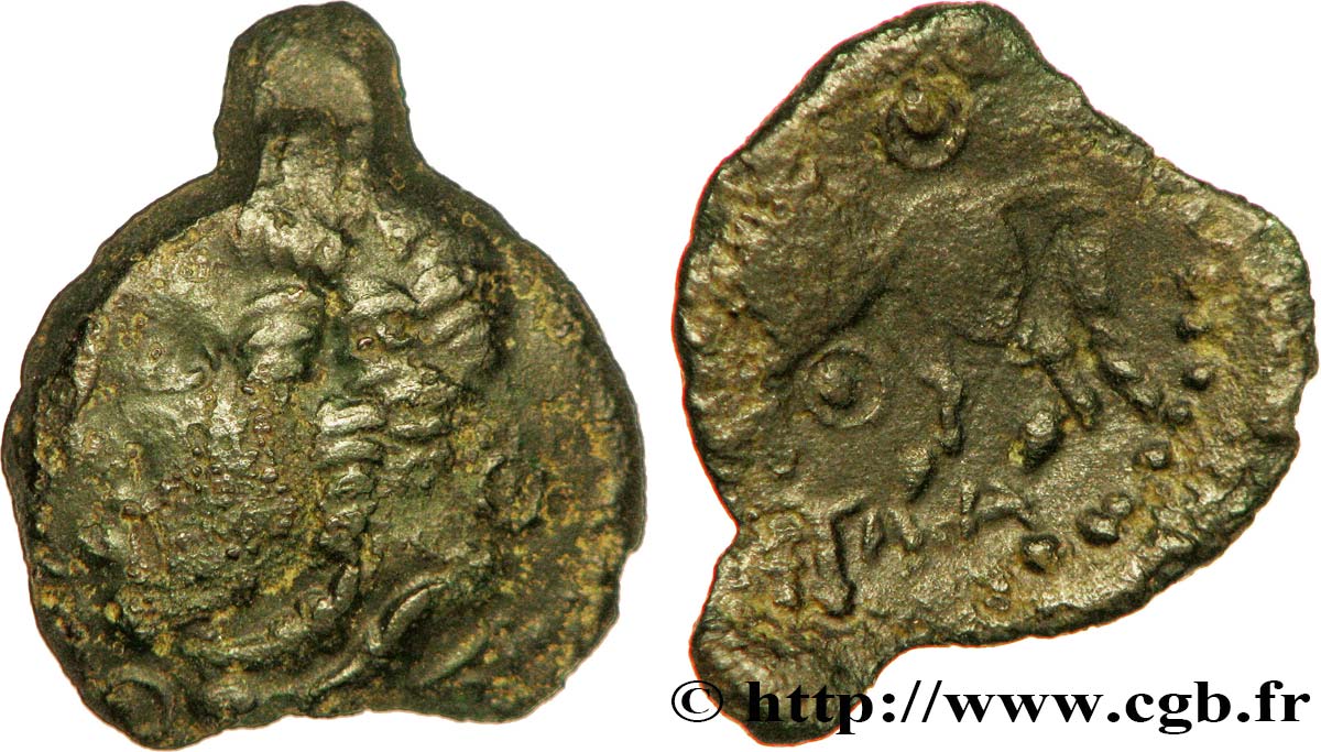 GALLIA BELGICA - MELDI (Regione di Meaux) Bronze ROVECA, classe IIIc q.BB