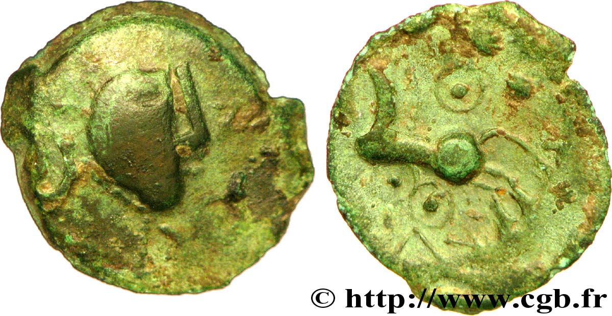 RÈMES (Région de Reims) Bronze au cheval et aux annelets TTB