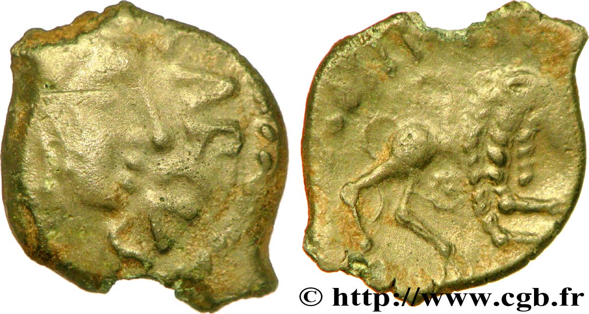 REMI / CARNUTES, Unspecified Bronze RACVS / A.HIR.IMP au lion BC