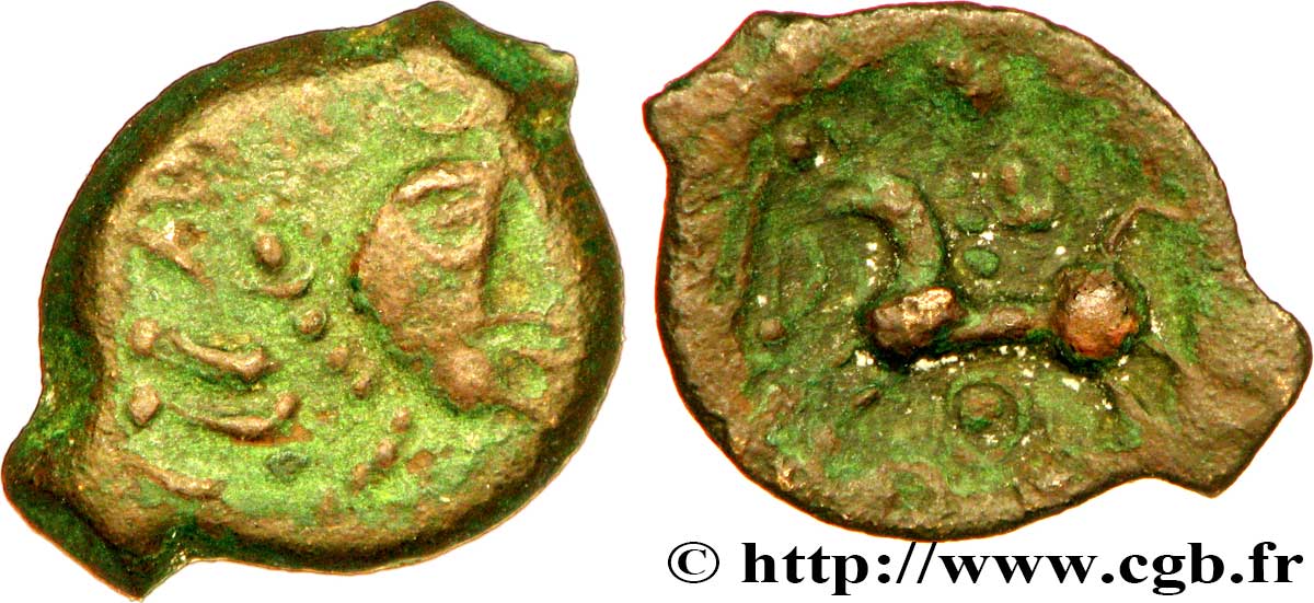 RÈMES (Région de Reims) Bronze au cheval et aux annelets TB+