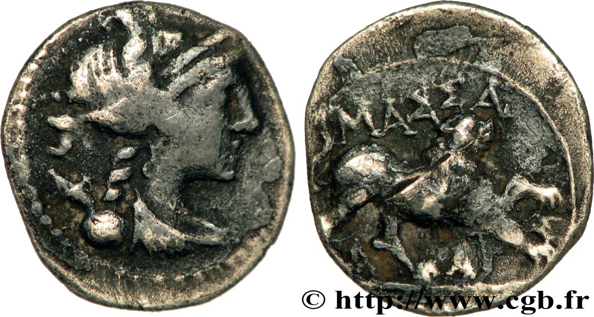 MASSALIA - MARSEILLE “Drachme légère” ou tétrobole TTB/TTB+