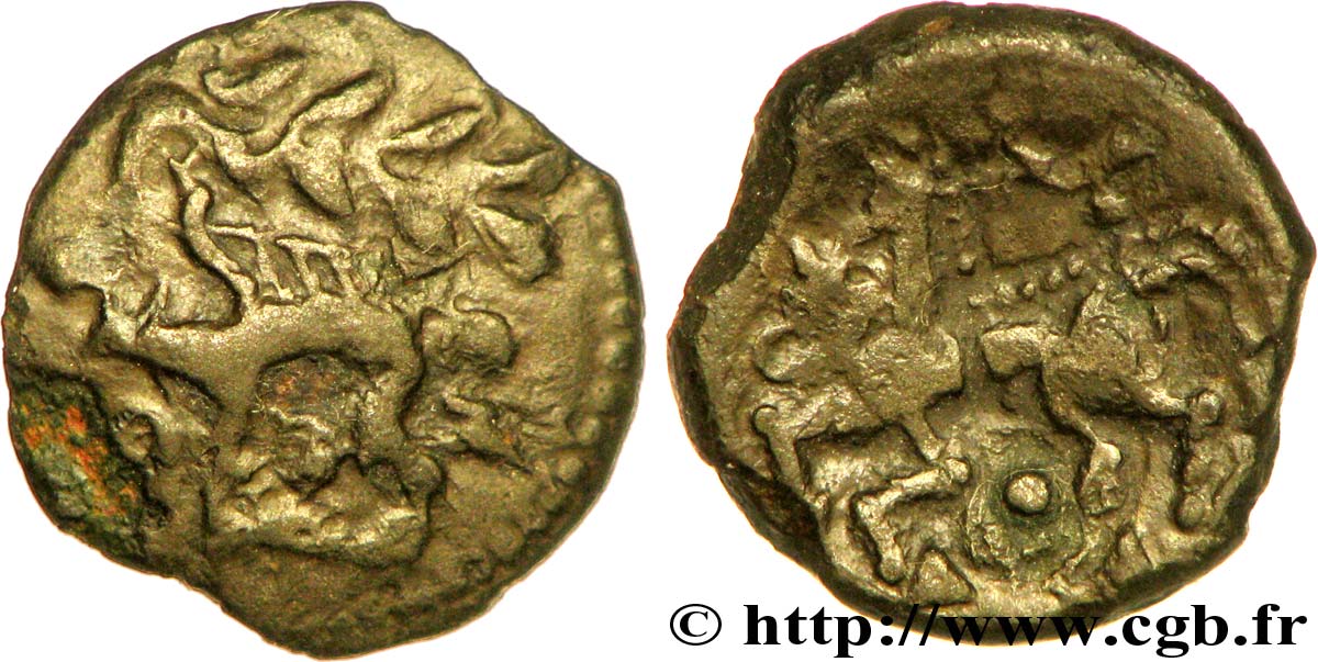 GALLIA - AULERCI EBUROVICES (Regione d Evreux) Bronze au sanglier q.BB