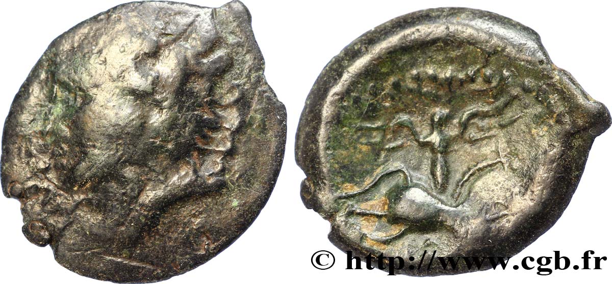 GALLIA BELGICA - MELDI (Regione di Meaux) Bronze EPENOS q.MB/BB
