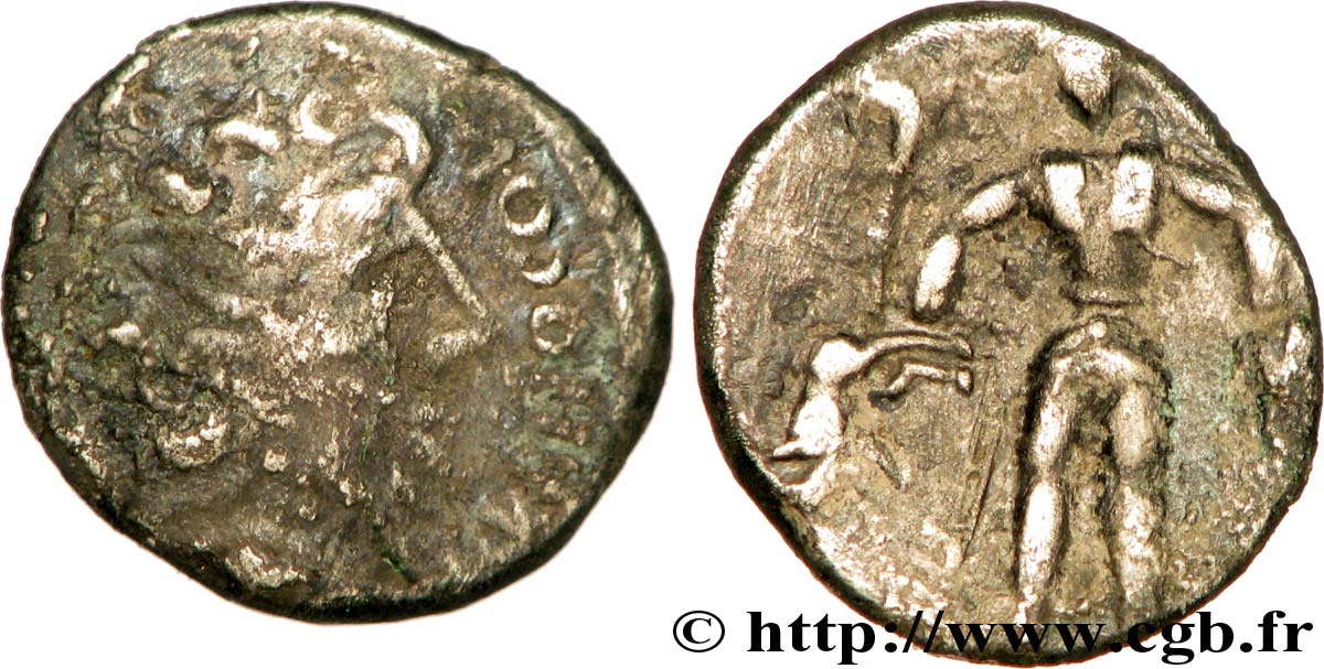 GALLIA - ÆDUI (BIBRACTE, Area of the Mont-Beuvray) Denier DVBNOCOV / DVBNOREIX VF/XF