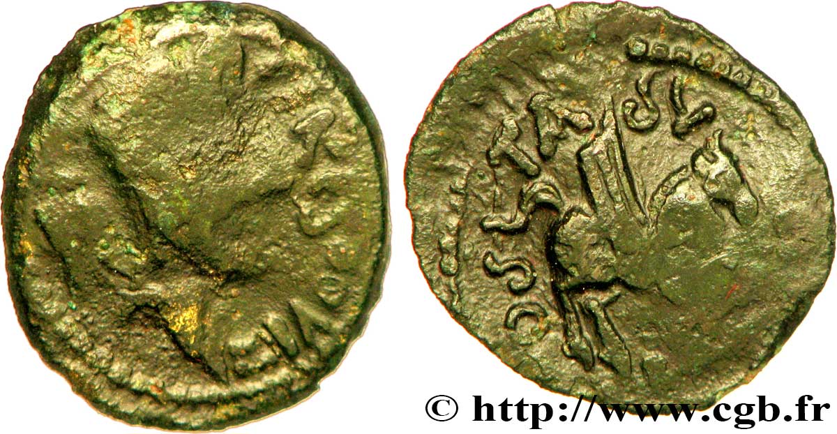 GALLIA - CARNUTES (Región de la Beauce) Bronze TASGIITIOS BC/MBC
