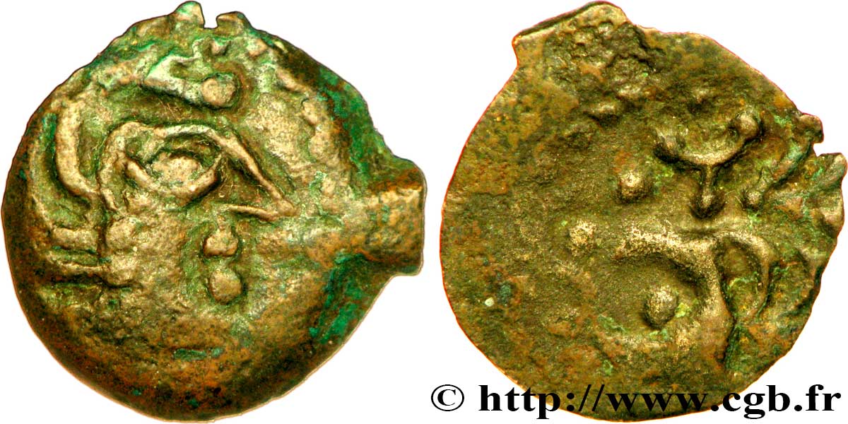 SÉNONS (région de Sens) Bronze YLLYCCI à l’oiseau, classe XIa TB+/TB
