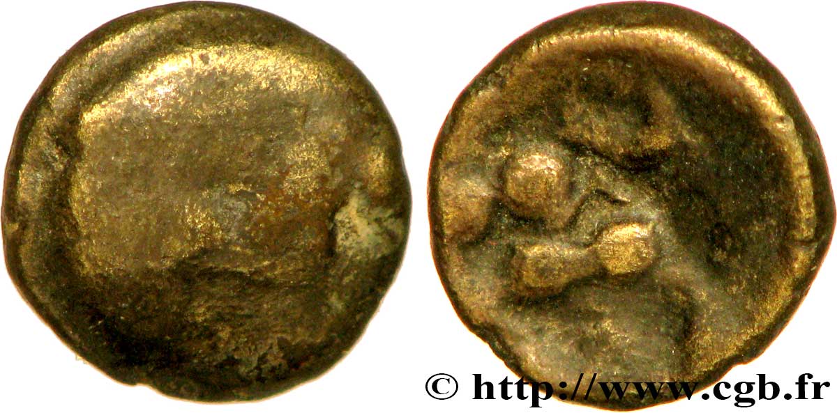 GALLIA BELGICA - AMBIANI (Región de Amiens) Quart uniface, DT. 408 BC