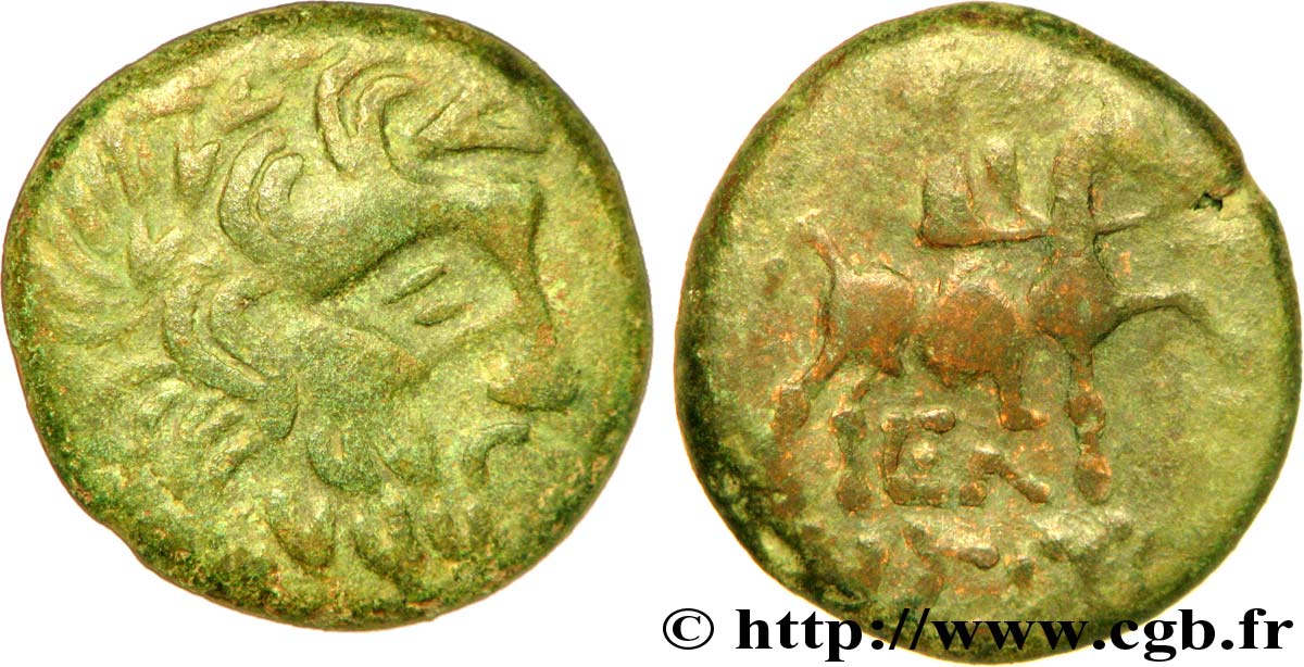 DANUBIAN CELTS - PANNONIA Bronze au cavalier XF/VF
