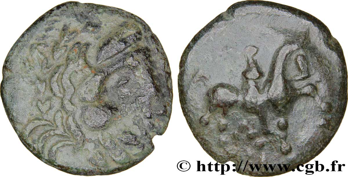 DANUBIAN CELTS - PANNONIA Bronze au cavalier VF