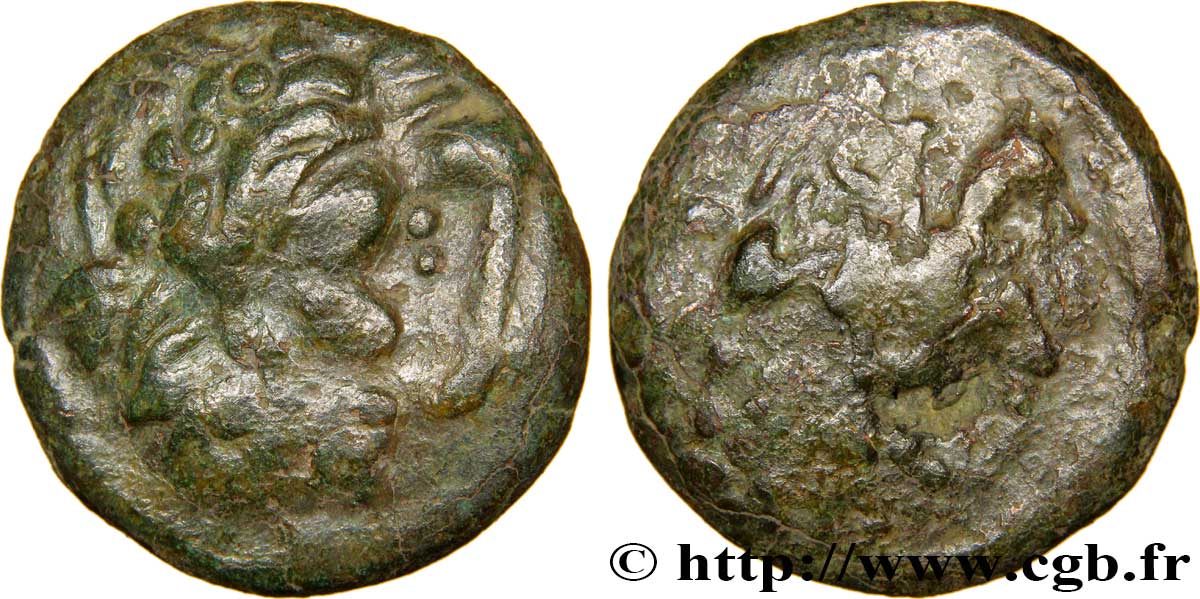 CELTI DEL DANUVIO - PANNONIA Bronze au cavalier q.BB/q.MB