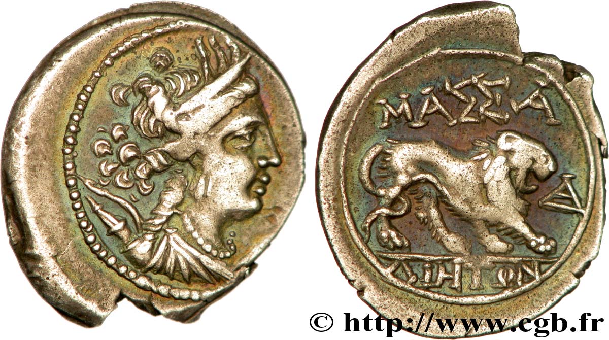 MASSALIA - MARSEILLE “Drachme légère” ou tétrobole SUP