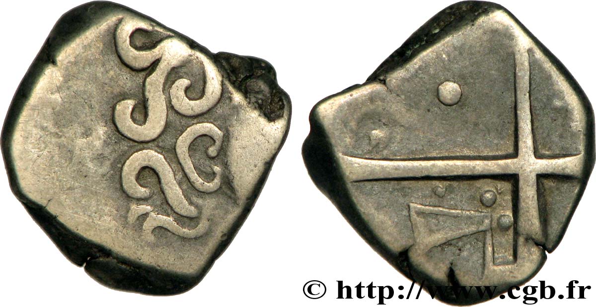 GALLIA - SOUTH WESTERN GAUL - PETROCORES / NITIOBROGES, Unspecified Drachme “au style flamboyant”, S. 210 VF/XF
