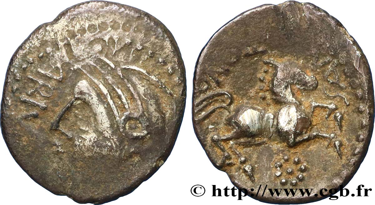 GALLIA - SANTONES / MID-WESTERN, Unspecified Denier ARIVOS / SANTONO VF/XF