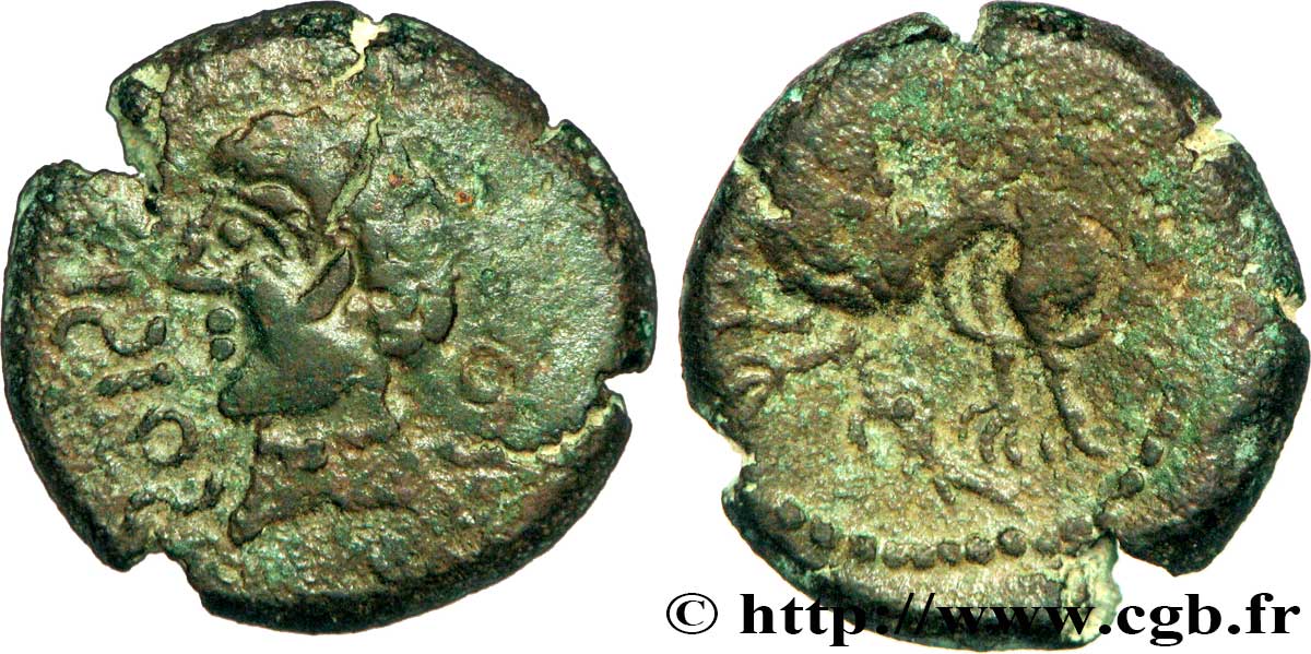GALLIA BELGICA - REMI (Región de Reims) Bronze ATISIOS REMOS, classe I BC