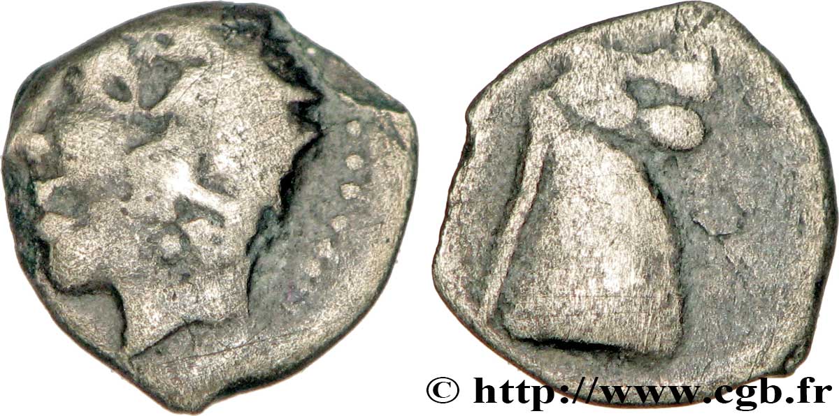 NERONKEN - NÉDÈNES (oppidum de Montlaurès) Obole à la tête de cheval TB+