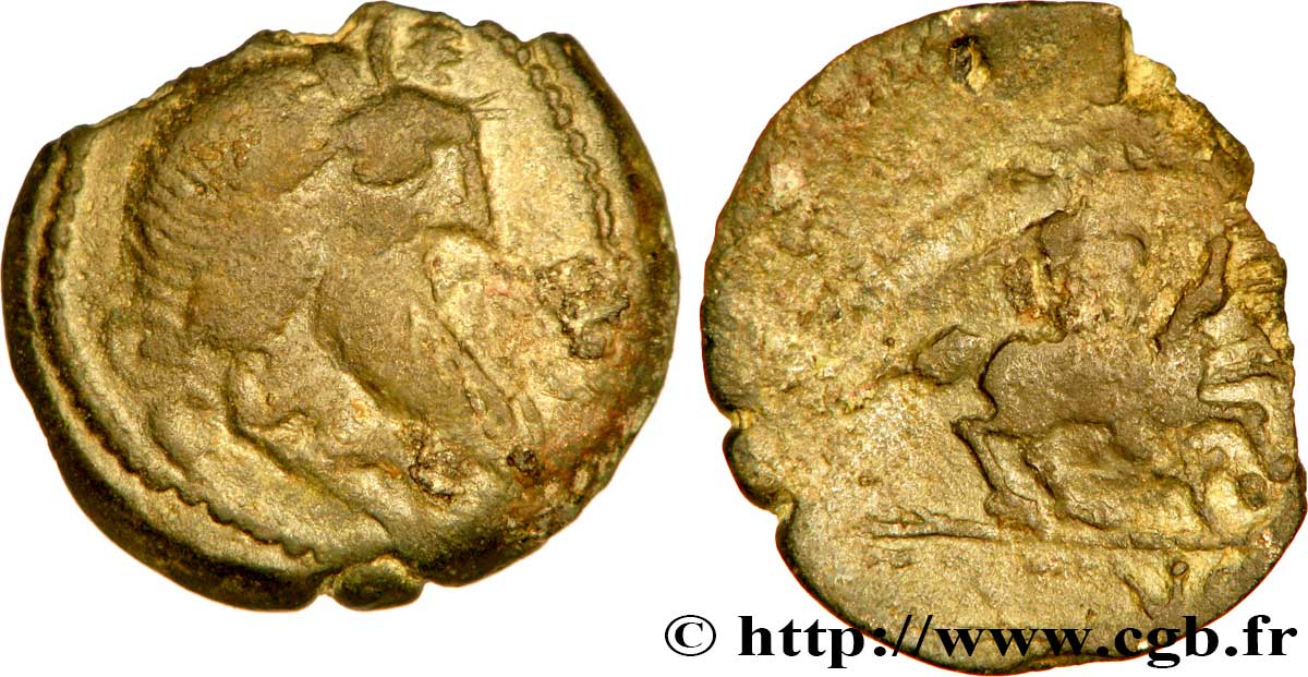 GALLIA - SUDOVESTE DELLA GALLIA - RUTENI (Regione di Rodez) Bronze TATINOS q.BB