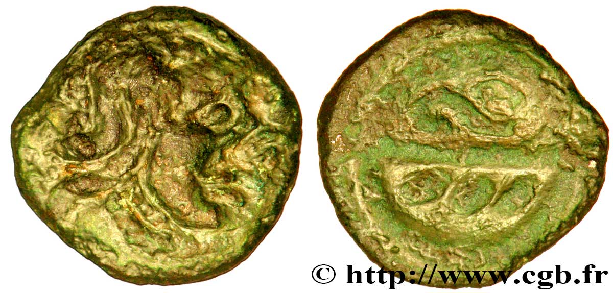 GALLIA - CALETI (Area of Pays de Caux) Bronze à l esse et aux chevrons VF
