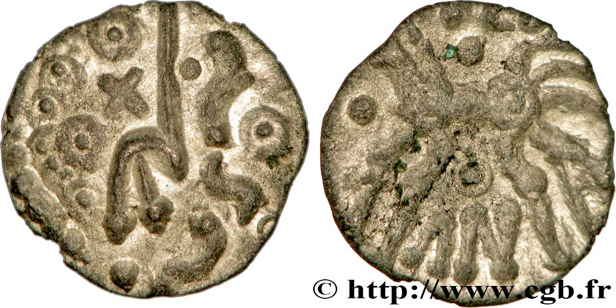 DOBUNNI (Région de Cirencester) Unité ou denier en argent “East-Anglian type” TTB+