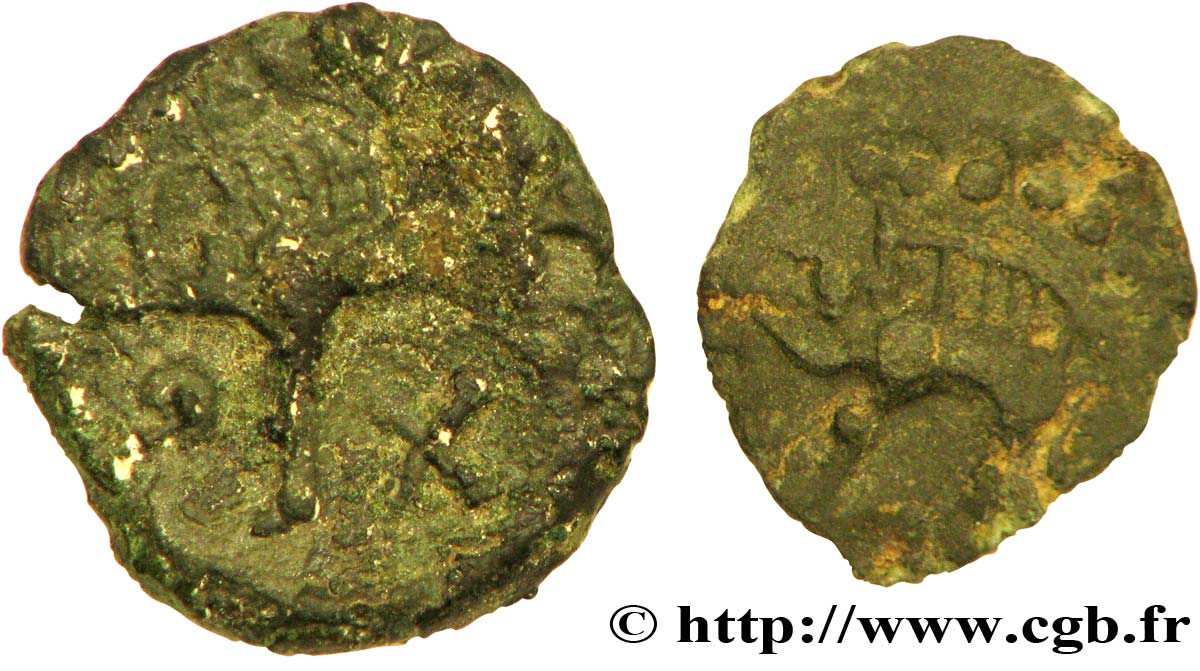 BITURIGES CUBI, INCERTI Lot de deux bronzes au sanglier, gros et petit module - de Levroux lotto