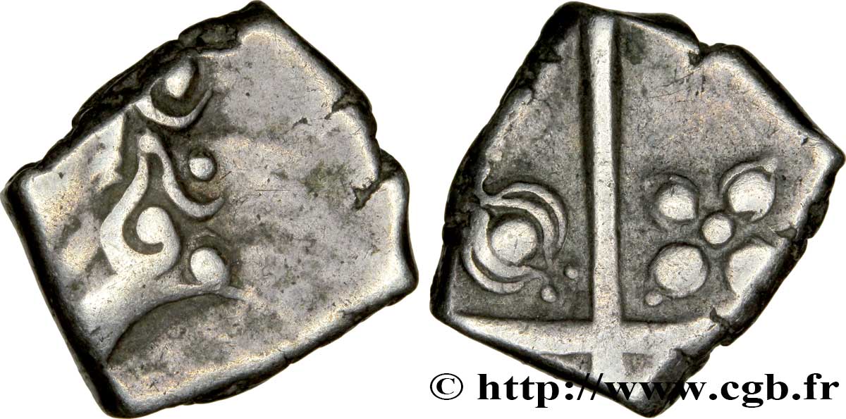 GALLIA - SOUTH WESTERN GAUL - PETROCORES / NITIOBROGES, Unspecified Drachme “au style flamboyant”, S. 144 XF