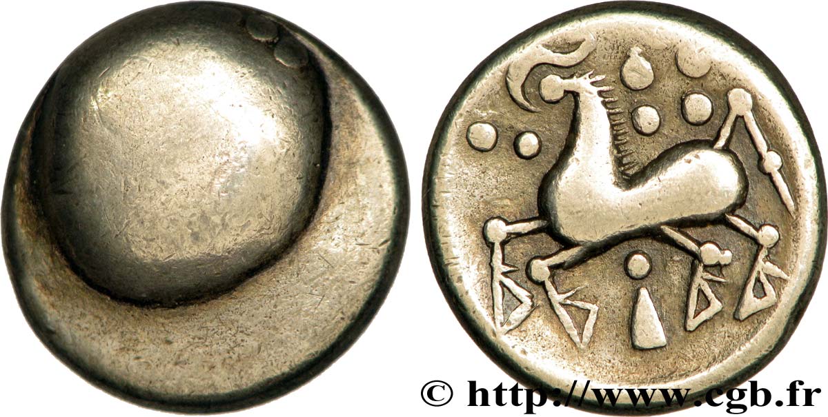 DANUBIAN CELTS - COTINI Tétradrachme du “type Buckelavers” XF